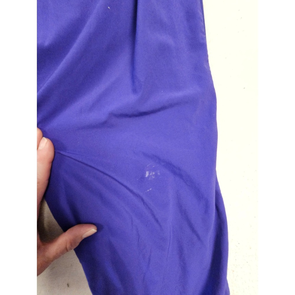 Athleta Womens Purple Ribbed Waist Straight Leg Athletic Pants Size 4 Commuter - Picture 8 of 9
